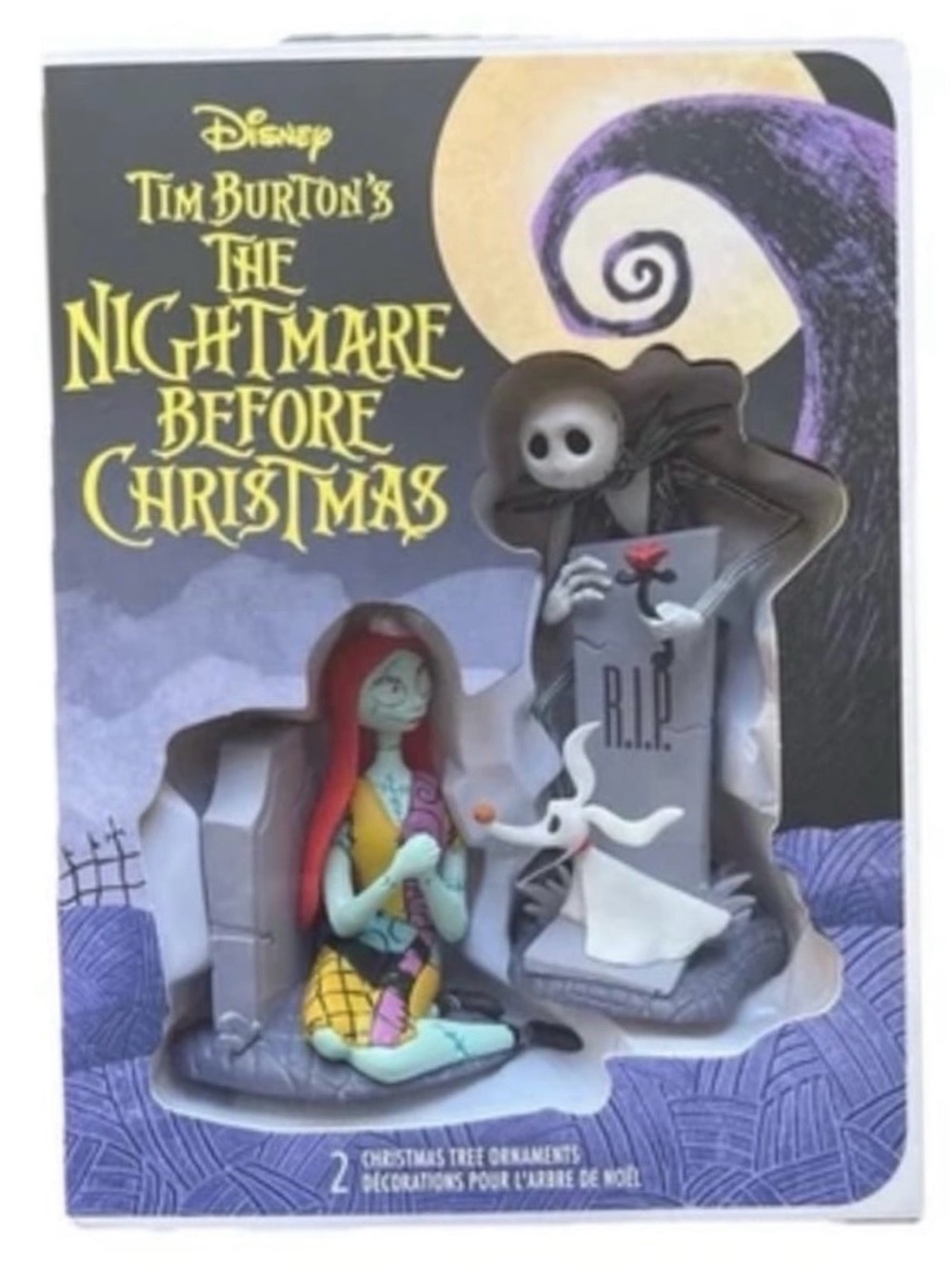 Disney The Nightmare Before Christmas Sally & Jack Hallmark Ornament Set